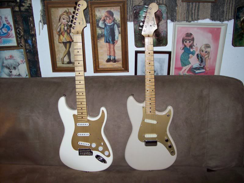 Strats & Gold Pickguards Harmony Central